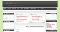 Desktop Screenshot of ma-phy.de